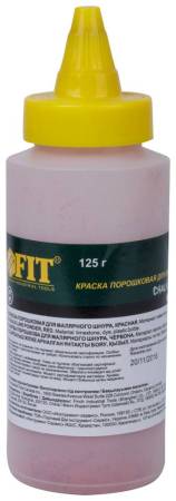 Краска для разметочных шнуров красная 125г FIT 04705
