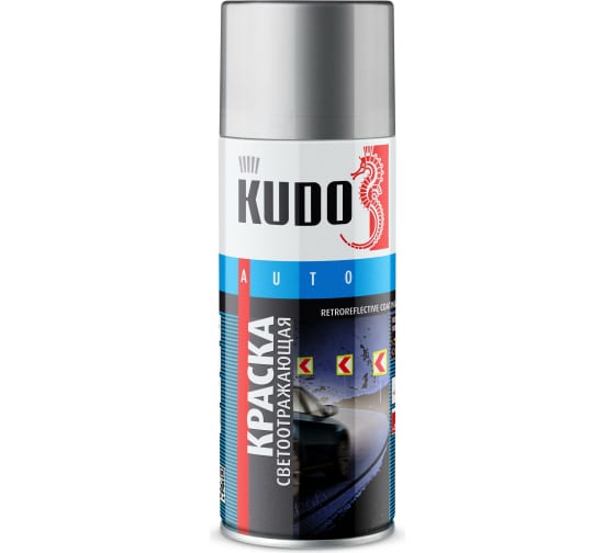 Краска светоотражающая 520мл KU-4950 KUDO