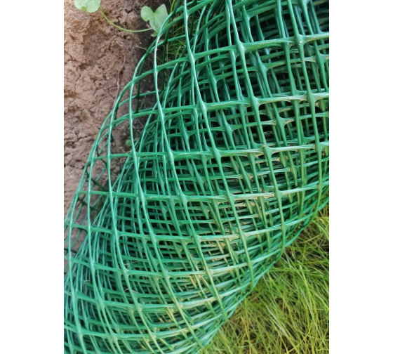 Решетка заборная 1,5х10м зеленая ячейка 40х40 З-40