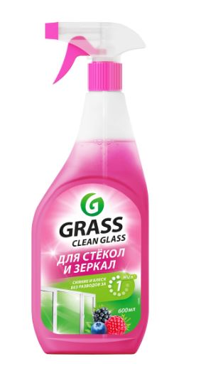 Очиститель для стекол и зеркал Лесные ягоды 600мл Clean Glass GRASS 125241 ЧЗ