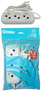Удлинитель  6А  1,5м 3места ШВВП Jett (Obihod) РС-3 150-501 603944