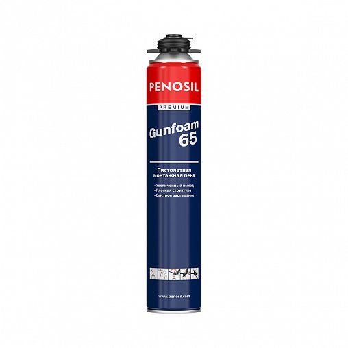 Пена монтажная проф 850мл PENOSIL Gunfoam 65 153 (1уп-12шт) 