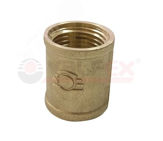 Муфта соединительная 1/2 латунь VALFEX ВР-ВР 1/2" VF.170.L.012
