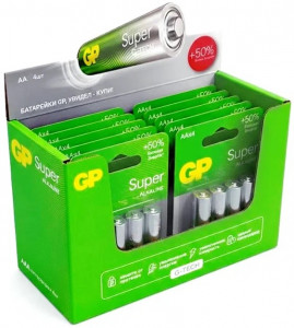 Эл.питания LR 06 АА Alkaline Super GP G-Tech BL4 963910