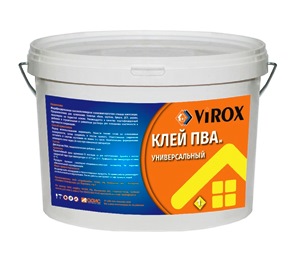 Клей ПВА универсальный 1кг Virox (1уп-12шт)