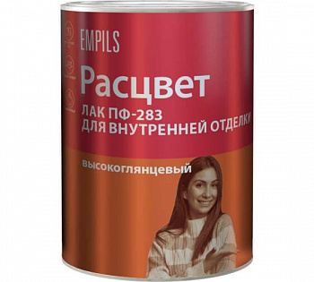 Лак алкидный для внутренних работ 0,7кг Расцвет (1уп-14шт) 2453 