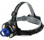 Фонарь Сибирский Следопыт-Стильб налобный 1LED+4COB zoom,аккум. 220В PF-PFL-HL37