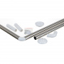 Карниз для ванной комнаты 90х90х90см SS хром UNIVERSAL MELODIA Mcr-00014BL 18587