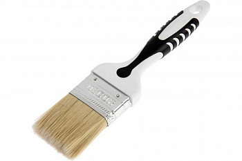 Кисть DECOR плоская  50х15мм,  светлая смешанная щетина, 2К ручка 880-050