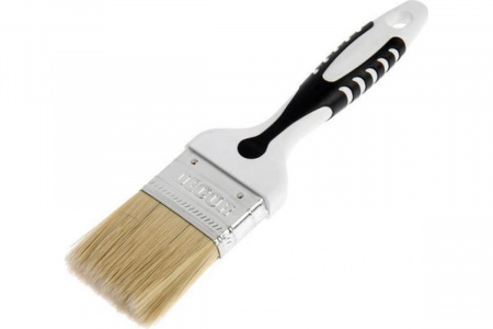 Кисть DECOR плоская  50х15мм,  светлая смешанная щетина, 2К ручка 880-050