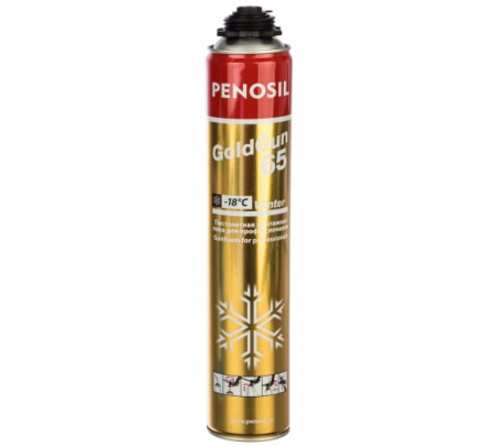 Пена монтажная проф зимняя 875мл Gold Gun 65 (-18 - +30) PENOSIL 