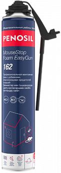 Пена монтажная проф 750мл PENOSIL EasyGun MouseStopFoam 162 Антимышь (1уп-12шт) 