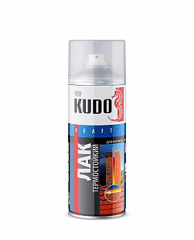 Лак-спрей термостойкий KUDO KU-9006 