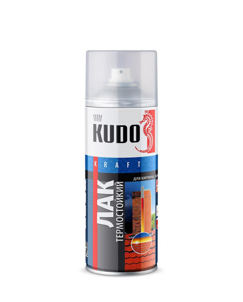 Лак-спрей термостойкий KUDO KU-9006 