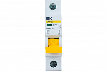 Автоматич. выключатель 1п 4,5кА ВА47-29-20А IEK 700165 (1уп-12шт)