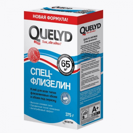 Клей для обоев флизелиновых 375г Quelyd Спец-Флизелин (1уп-12шт)