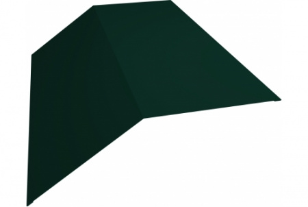 Конек плоский 190х190х2000 0,45 RAL 6005 зеленый мох