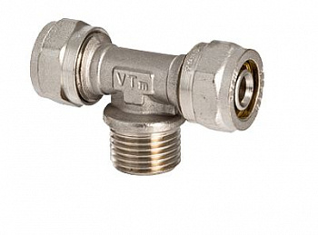 Тройник 16х1/2х16 ц/ш/ц VALTEC 