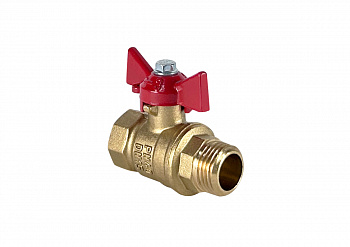 Кран шаровый 1/2 г/ш бабочка VALFEX VF.218.LB1.012.DP