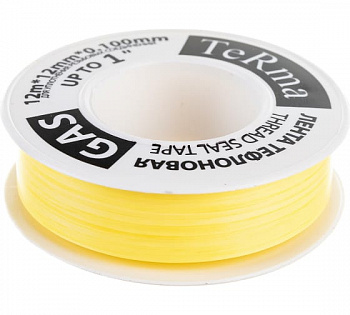 Лента Фум для газа 12ммх12м TERMA 10035/20155 (1уп-10шт)