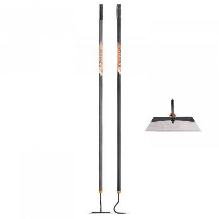 Тяпка из нерж.стали с алюм.черенком Finland Light 2330