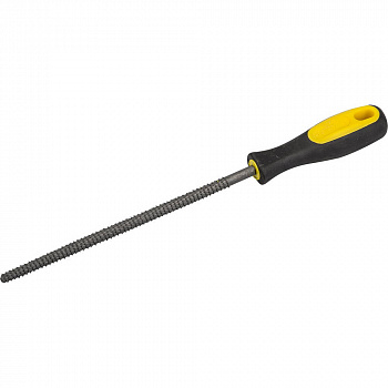 Рашпиль 200мм круглый 2к-рукоятка STAYER PROFI 16635-20-2