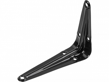 Уголок-кронштейн для полок 125х150 черный STARFIX SMP-44042-1