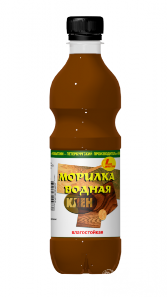 Морилка водная Клен 0,5л НБХ (1уп-12шт)