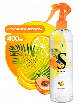 Освежитель воздуха 400мл жидкий Spring (1уп-12шт) 125116