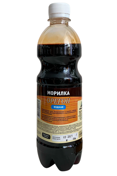 Морилка водная Орегон 0,5л Анлес (1уп-20шт)