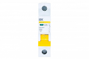 Автоматич. выключатель 1п 4,5кА ВА47-29-25А IEK 700144 (1уп-12шт)