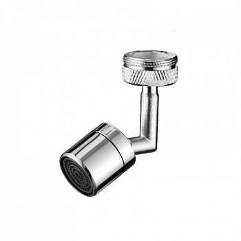 Насадка на кран с регуляцией направления струи М24-F22 хром MELODIA ECO MKP21038BL 22385