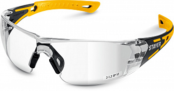 Очки защитные открытого типа, прозрачные, 2к дужками STAYER MX-9 110490