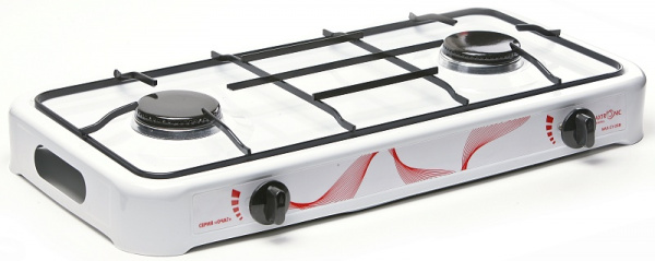 Плитка газовая 2 комф белая MAXTRONIC MAX-AO-002