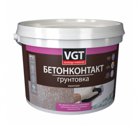 Грунтовка Бетонконтакт белая ВДАК-0301 8кг ВГТ 7595 