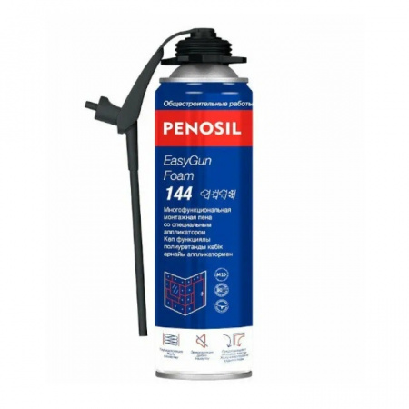 Пена монтажная с переходником всесезонная 750мл Penosil EasyGun All Season 144 