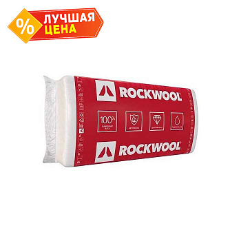 Утеплитель Каркас Баттс-100 1000х600х100мм 3,6м2 0,360м3 плотн 37кг/м3 ROCKWOOL(1уп-6шт) 