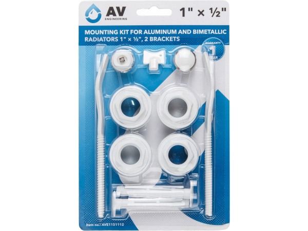 Комплект универ. для радиатора 1/2 с 2 кронш. AV Engineering AVE1151112