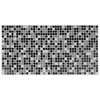 Панель листовая 0,3мм 960х480 мм мозаика черная