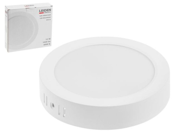 Светильник светодиодный накл круг 12Вт 4000К IP44 SFS-R LEIDEN (ф175мм) 807009