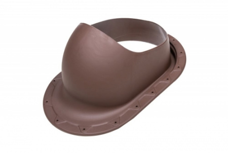 Элемент проходной для фальцевой и скатной кровли коричневый Classic Vilpe