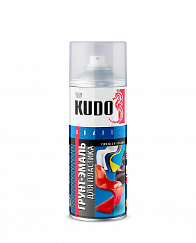 Грунт-эмаль для пластика белая KU-6003 KUDO (1уп-12шт)