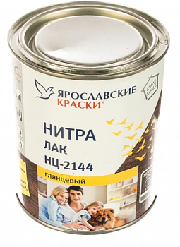 Лак по дереву НЦ-2144 глянцевый 0,7кг Ярославские краски (1уп-14шт)