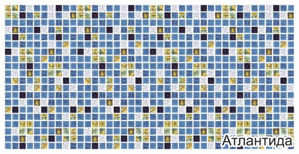Панель листовая 0,3мм 960х480 мм мозаика атлантида