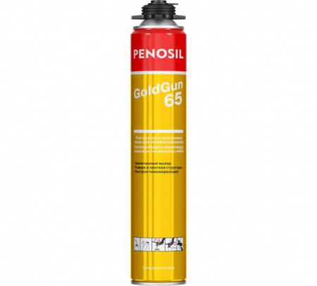 Пена монтажная проф 875мл PENOSIL Gold Gun 65 (1уп-12шт)