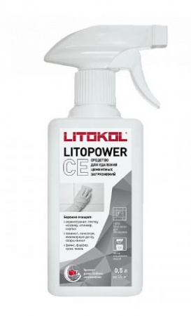 Состав для удаления остатков цементных 0,5л LITOPOWER CE LITOKOL ЧЗ
