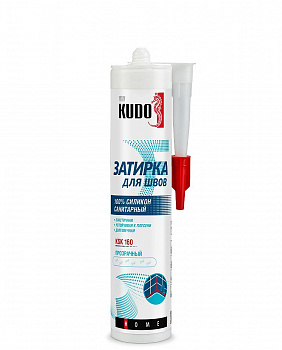 Герметик-затирка для швов силикон санитар.слоновая кость RAL1015 KSK-172 KUDO HOME (1уп-6шт) 