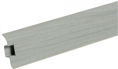 Плинтус напольный 2,2м 55мм палисандр серый Идеал Классик (1уп-40шт)