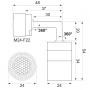 Насадка на кран с регуляцией направления струи М24-F22 черная MELODIA ECO MKP21038BLbk 22386